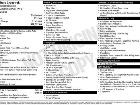 Certified 2025 Subaru Crosstrek 2.0i AWD/4WD image 23
