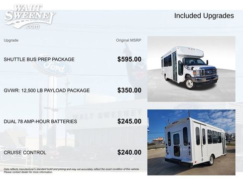Used 2025 Ford E-350 and Econoline 350 Super Duty w/ Shuttle Bus Prep Package image 11