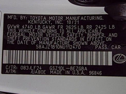 Used 2022 Lexus ES 350 F Sport FWD image 46