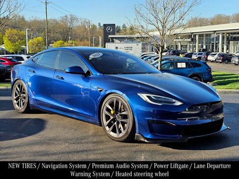 Used 2021 Tesla Model S Plaid AWD/4WD image 1