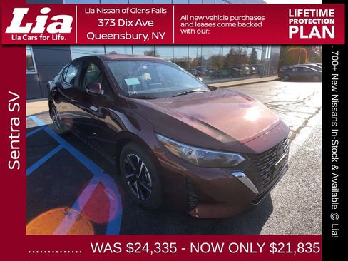 New 2025 Nissan Sentra SV w/ Trunk Package image 1