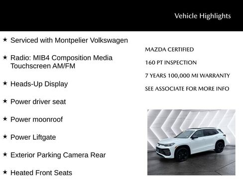Used 2025 Volkswagen Tiguan SE R-Line AWD/4WD image 6