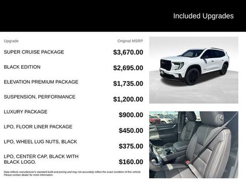 New 2026 GMC Acadia Elevation w/ Super Cruise Package AWD/4WD image 5