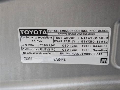 Used 2016 Toyota Camry LE FWD image 21