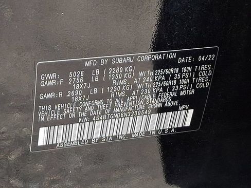 Used 2022 Subaru Outback Limited XT AWD/4WD image 29