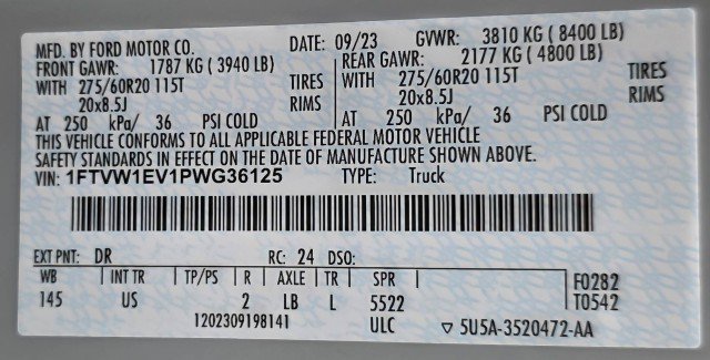 Used 2023 Ford F150 Lightning XLT w/ Equipment Group 312A High AWD/4WD image 44