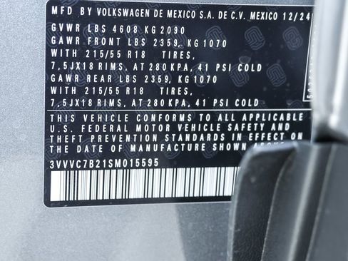 New 2025 Volkswagen Taos SE image 47