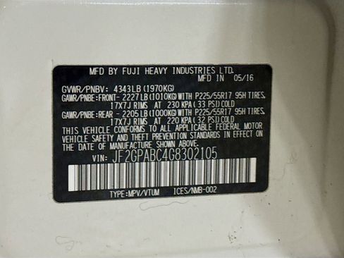 Used 2016 Subaru Crosstrek 2.0i Premium image 35