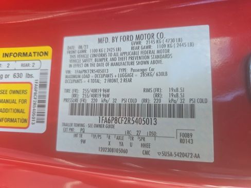 Used 2024 Ford Mustang GT Premium w/ Mustang Nite Pony Package image 35