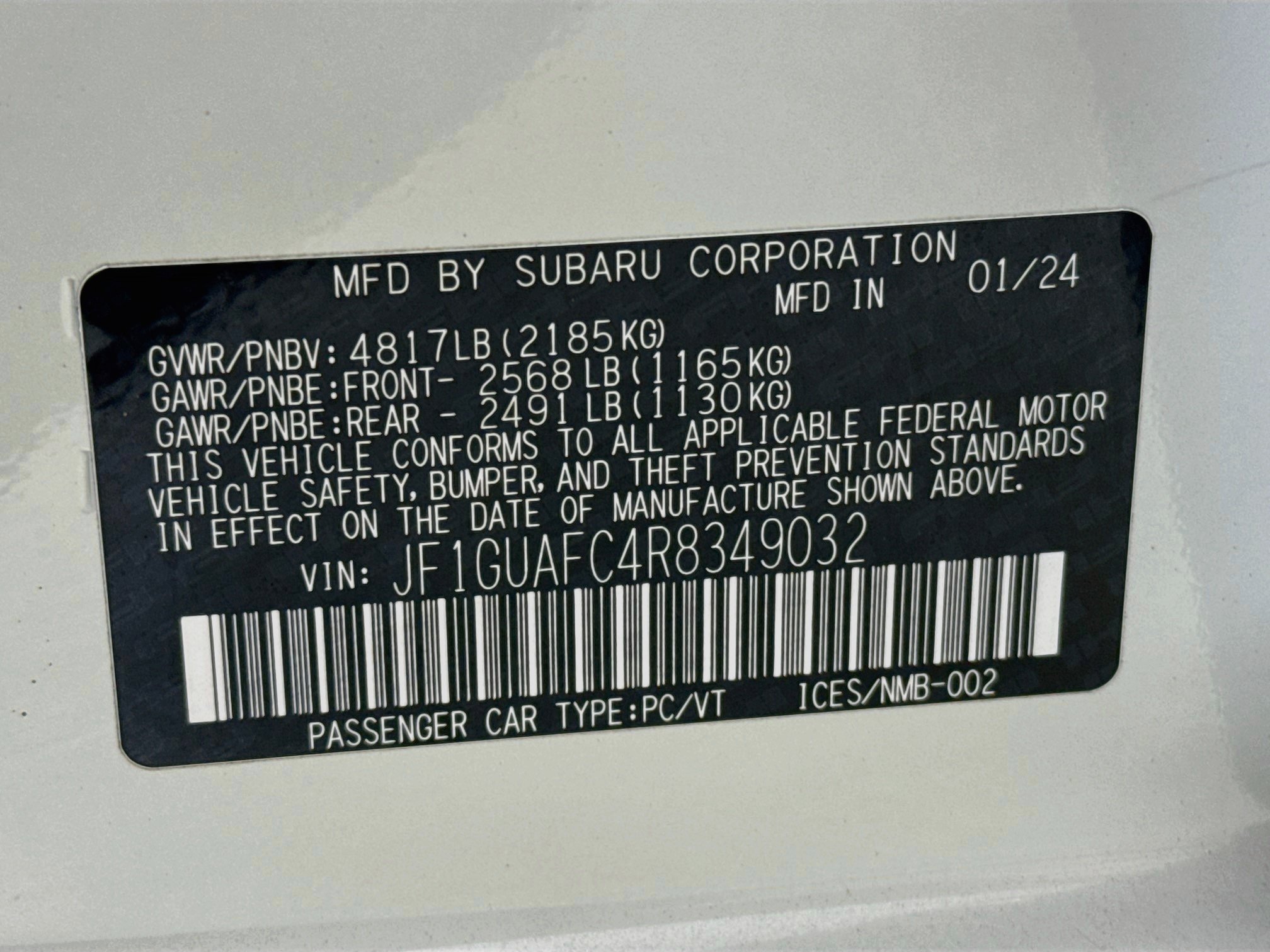 Used 2024 Subaru Impreza 2.0i Sport AWD/4WD image 37