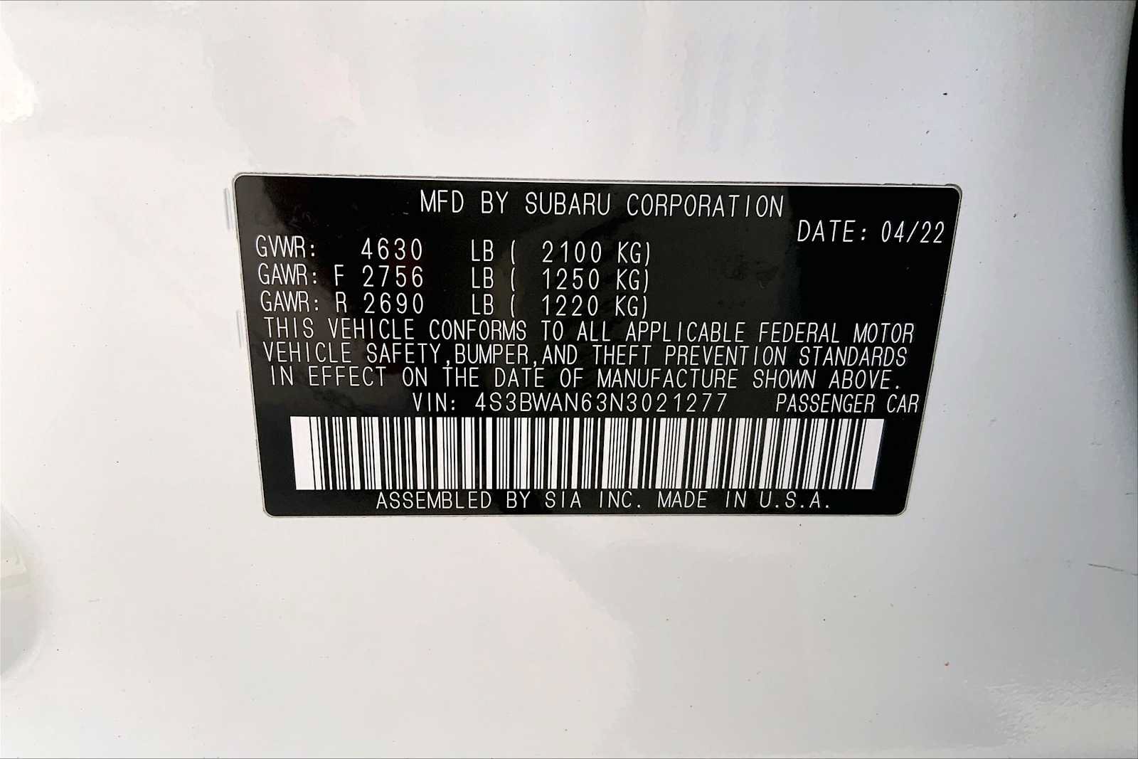 Used 2022 Subaru Legacy Limited AWD/4WD image 34