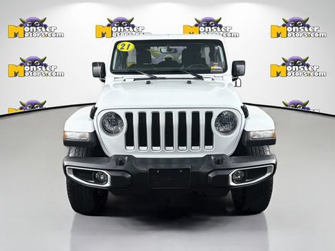 Used 2021 Jeep Wrangler Unlimited Sahara w/ Uconnect 4C Nav & Sound Group AWD/4WD image 2