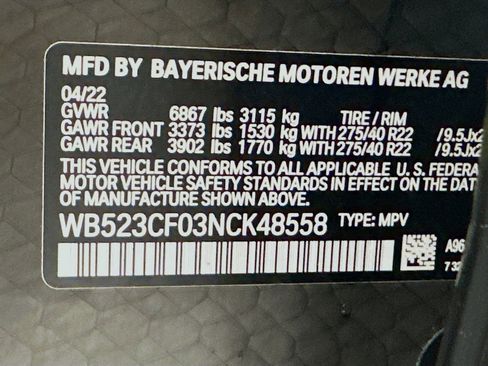 Used 2022 BMW iX xDrive50 w/ Premium Package image 35