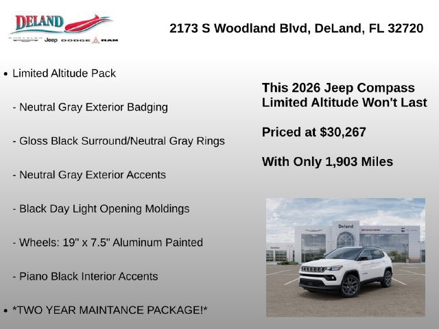 New 2026 Jeep Compass Limited AWD/4WD image 15