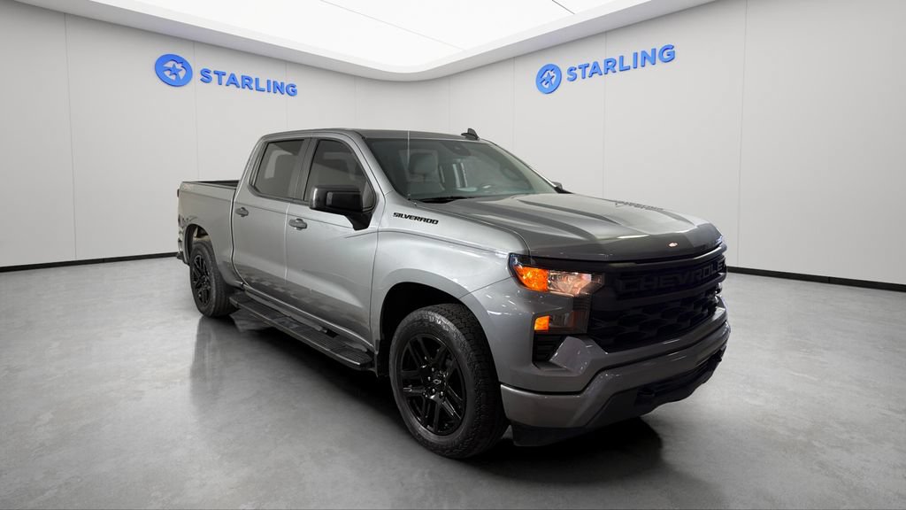 Certified 2023 Chevrolet Silverado 1500 Custom w/ LPO, Dark Essentials Package AWD/4WD image 14