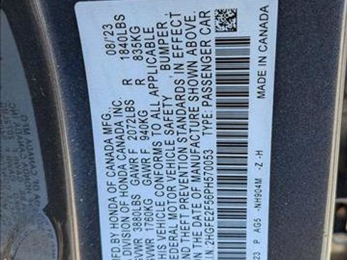 Used 2023 Honda Civic Sport image 22