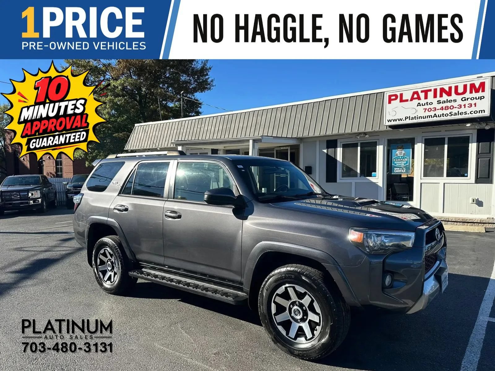 Used 2018 Toyota 4Runner TRD Off-Road AWD/4WD image 1