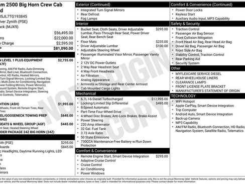 New 2026 RAM 2500 Big Horn image 6