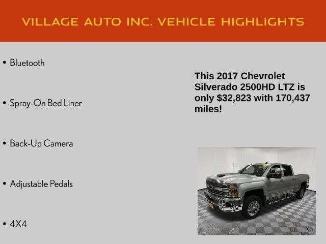 Used 2017 Chevrolet Silverado 2500 LTZ w/ Duramax Plus Package AWD/4WD image 21