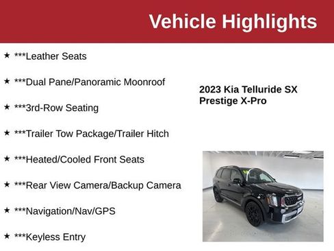 Used 2023 Kia Telluride SX Prestige X-Pro AWD/4WD image 10