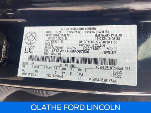 Certified 2021 Ford F150 XLT w/ Equipment Group 302A High AWD/4WD image 26