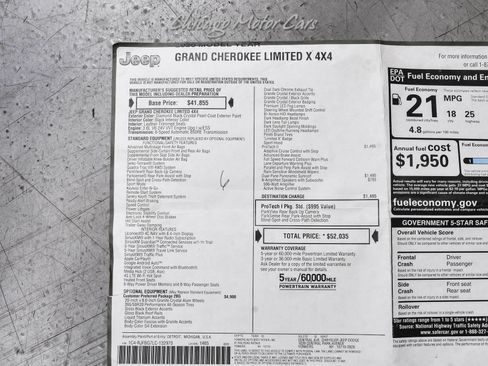 Used 2020 Jeep Grand Cherokee Limited X AWD/4WD image 18