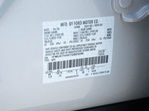 New 2026 Ford Explorer Platinum RWD image 38