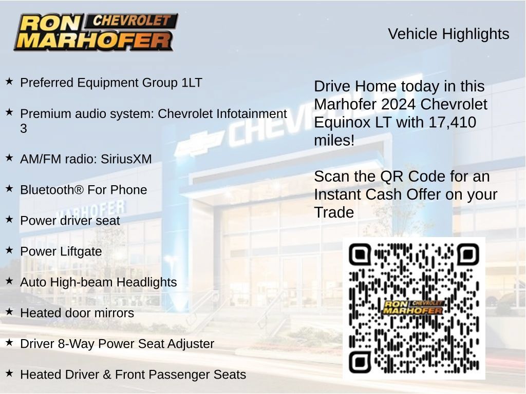 Used 2024 Chevrolet Equinox LT w/ LPO, Floor Liner Package AWD/4WD image 14