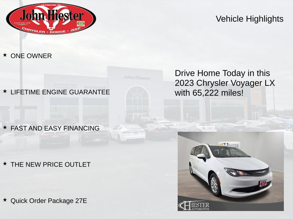 Used 2023 Chrysler Voyager LX FWD image 5