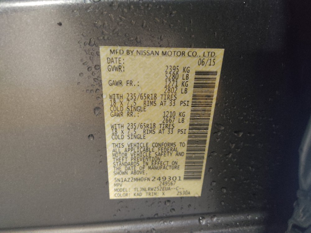 Used 2015 Nissan Murano SL w/ SL Technology Package AWD/4WD image 33