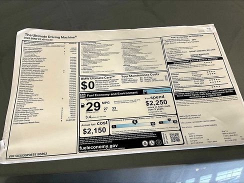 Used 2026 BMW X3 xDrive30 w/ Convenience Package image 19