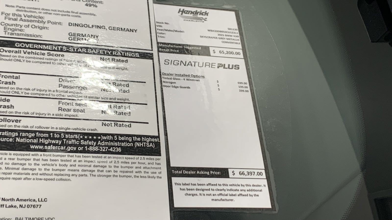 Used 2025 BMW 430i Convertible w/ Premium Package RWD image 31