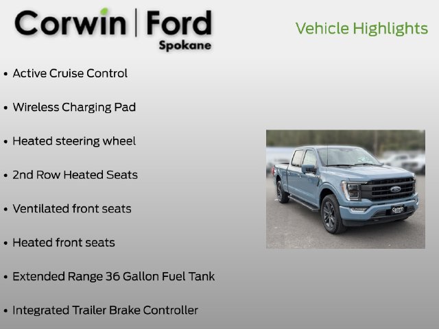 Used 2023 Ford F150 Lariat w/ Equipment Group 502A High AWD/4WD image 13