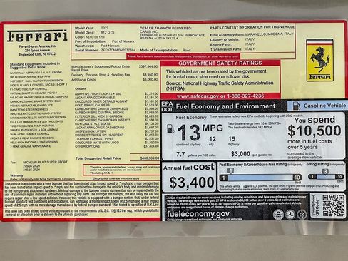 Certified 2022 Ferrari 812 GTS image 32