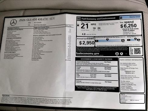New 2026 Mercedes-Benz GLS 450 4MATIC image 19