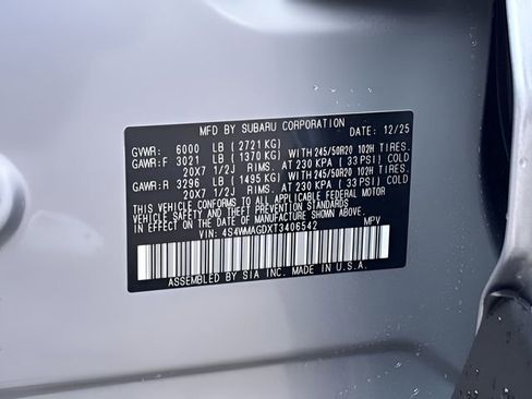 New 2026 Subaru Ascent Limited image 33