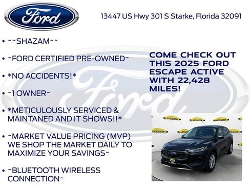 Certified 2025 Ford Escape Active AWD/4WD image 6