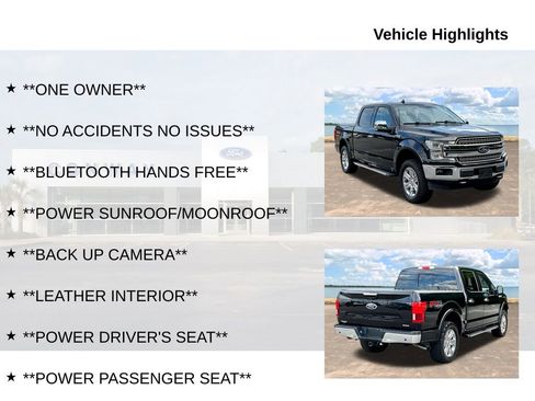 Used 2019 Ford F150 Lariat w/ Equipment Group 502A Luxury AWD/4WD image 6