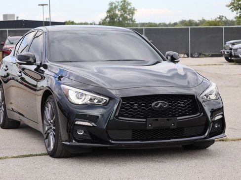 Used 2023 INFINITI Q50 Red Sport 400 w/ Black Opal Edition image 4