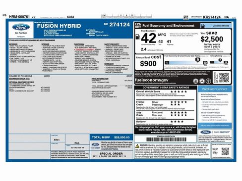 Used 2019 Ford Fusion SE image 2