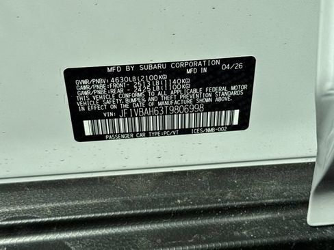 New 2026 Subaru WRX Premium AWD/4WD image 25