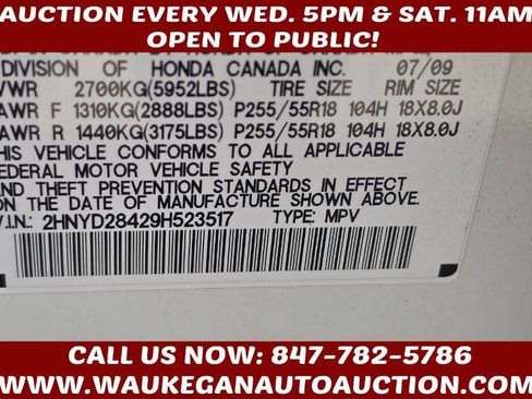 Used 2009 Acura MDX w/ Technology & Entertainment AWD/4WD image 11