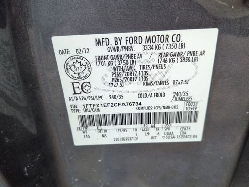 Used 2012 Ford F150 XLT w/ Trailer Tow Pkg image 11