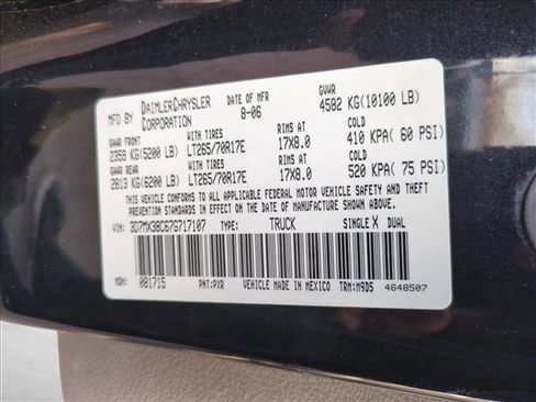 Used 2007 Dodge Ram 3500 Truck SLT w/ Quad Cab Big Horn Value Group image 13