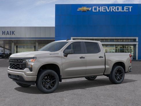 New 2026 Chevrolet Silverado 1500 Custom w/ LPO, Dark Essentials Package RWD image 2