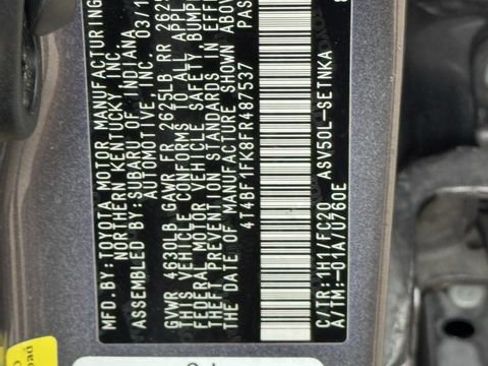 Used 2015 Toyota Camry LE FWD image 9