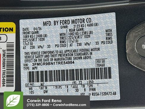 New 2026 Ford Bronco Sport Big Bend AWD/4WD image 31