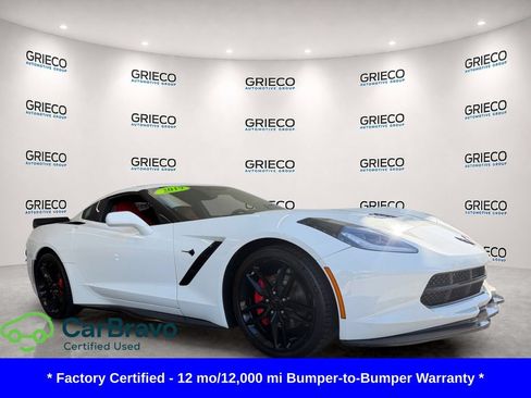 Used 2019 Chevrolet Corvette Stingray Coupe w/ Carbon Flash Badge Package RWD image 1
