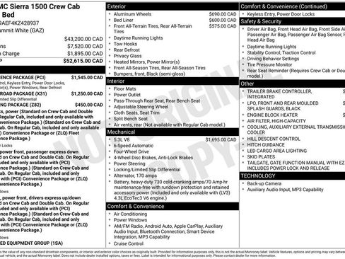 Used 2019 GMC Sierra 1500 4x4 Crew Cab w/ Convenience Package image 38