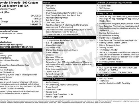 Used 2022 Chevrolet Silverado 1500 Custom AWD/4WD image 6
